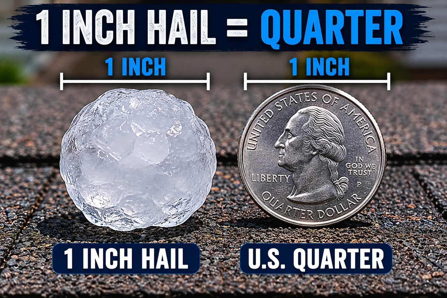 Hail Size Vs. Shingle Classes